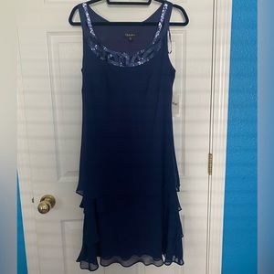 Macys Sequin Sleeveless Dress